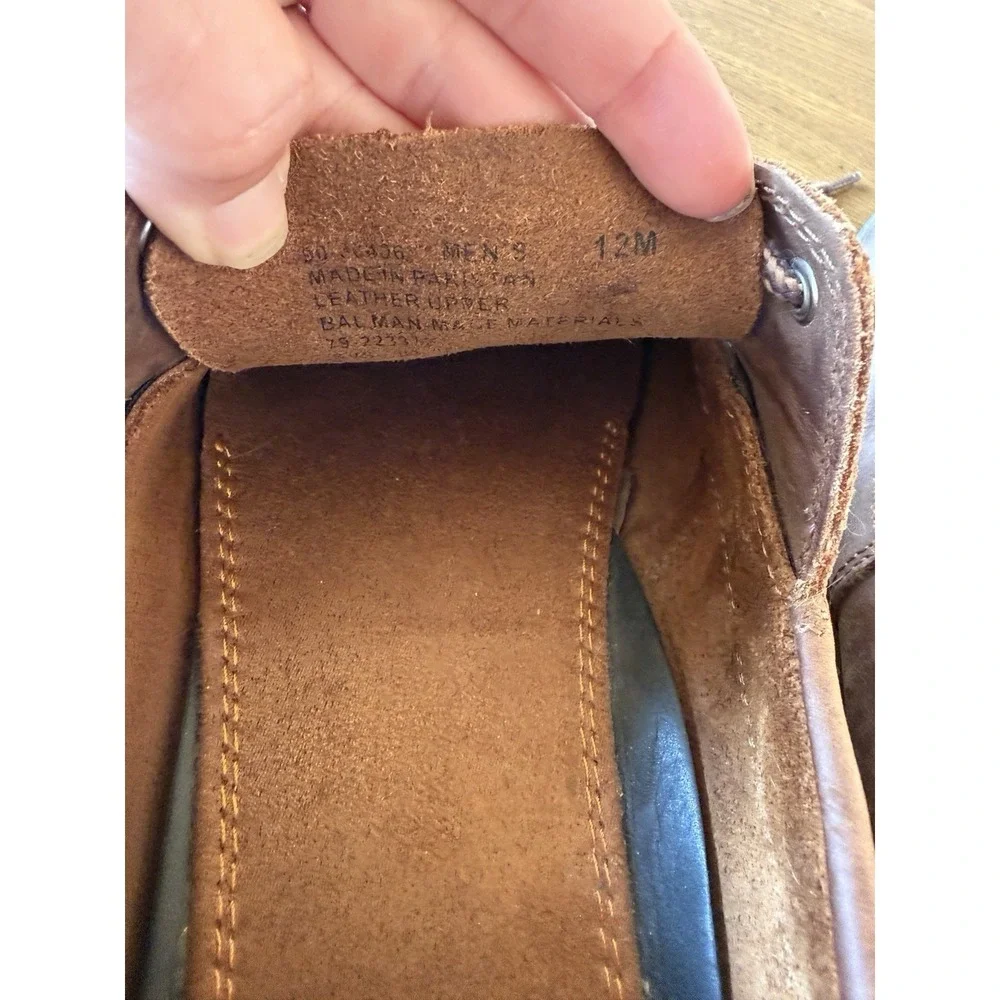 Dockers Men's Vargas Leather Boat Shoes Brown 12M 90-3406 Excellent